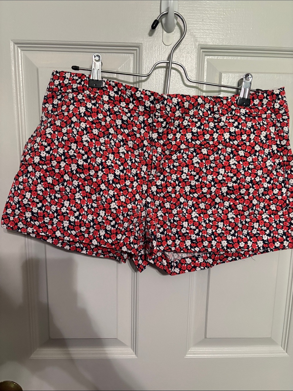 Red Floral Women’s Bermuda Shorts
